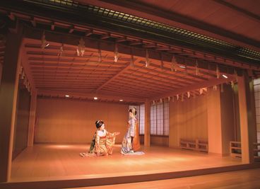 舞妓さんや芸子さんを招いてのイベントも可能 - 岡崎庵 能舞台のあるレンタルスペース「岡崎庵」の室内の写真