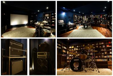 音楽スタジオ設備 - コモリエ ヌーア（ komolier NUA ） （〜2名様プラン）「海ホームシアター」（1週間前から予約可）の室内の写真