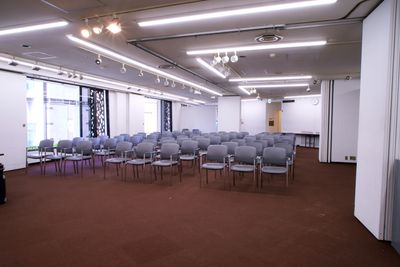 セミナー、講演会場としてもご好評いただいています - ギャラリーセンタービル　銀座洋協ホール 銀座洋協ホール の室内の写真