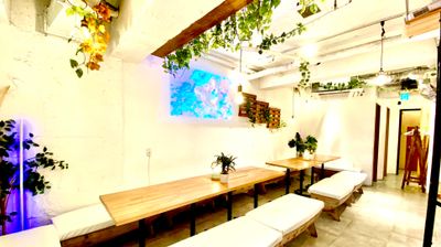 昼の利用も大人気！様々なパーティーに対応しております！ - 渋谷ガーデンホールの室内の写真