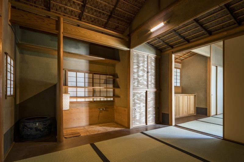 旧村上邸ー鎌倉みらいラボー 【鎌倉】歴史ある本格的な一棟建てのお茶室でお茶会！最大10名の室内の写真