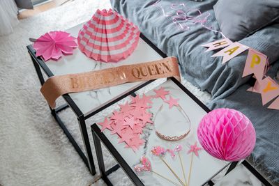 お誕生装飾多数 - 新大阪駅2分♪MSPACE 【パラム新大阪駅前】100インチスクリーン/高性能プロジェクターの室内の写真