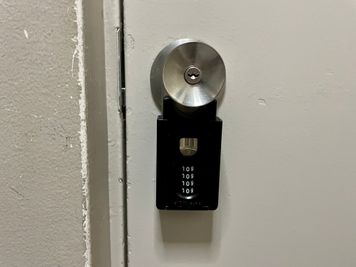 【鍵を開けてご入室ください】 - 【閉店】TIME SHARING 有楽町 福石ビル 【閉店】4Aの入口の写真