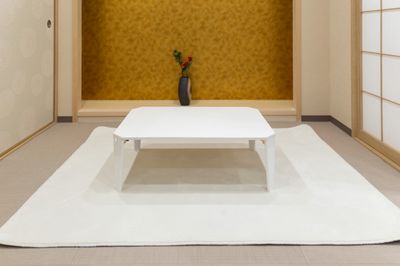 ローテーブル/絨毯もご利用いただけます - photo space HISAYA / スタジオhiyori 和室/白カベ/メイクスペースのあるオシャレな撮影レンタルスペースの設備の写真