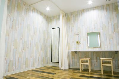 メイクルーム・フィッティングルーム - STUDIO VERDE STUDIO VERDE スタジオ2の室内の写真