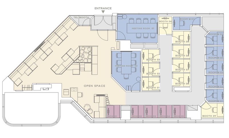 BOX 04（1名） - H¹T東京ビッグサイト前（サテライト型シェアオフィス）