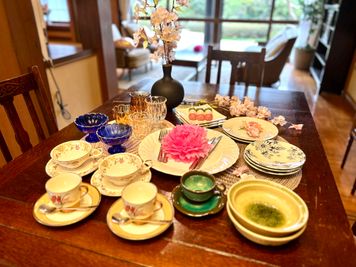 食器のお貸出しも可能です。 - スタジオピア 7宮前 撮影スタジオの室内の写真