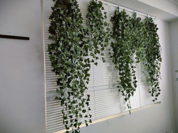 ボタニカルな装飾が特徴です。 - パーソナルレンタルスタジオ モエギ市ヶ谷/Moegi市ヶ谷 大学オフィス街近スタジオ♪ヨガピラティスダンス練習レッスンに最適の室内の写真