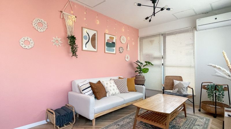 BOHO×北欧ミックスのおしゃれなインテリアです。 - The Room söt.の室内の写真
