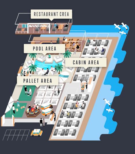 【飲食持ち込み不可】PALLET貸切（96名利用） - Kiranah　Garden