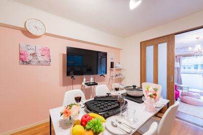 パーティにも - 🌸天満パーティ向けレンタルスペース🌸 可愛いレンタルスペースTHE ROOM天満の室内の写真