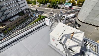 俯瞰 - 【大阪･梅田】天しもビル屋上レンタル撮影スタジオ 屋上レンタルスペース【コスプレ写真プラン】の室内の写真