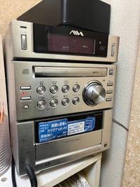 オーディオ・コンポ
(CD・MD・カセットテープ・MP3対応・ポータブル再生機器用入力端子有り) - ジャパンO・N・Oミュージックアカデミーの設備の写真
