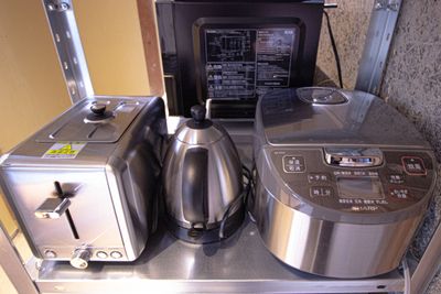 トースター・ケトル・炊飯器（5.5合） - ヒガムコハウス レンタルスペース　の設備の写真
