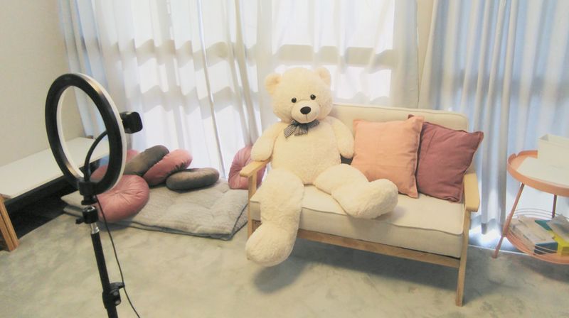 ティディベア＆ふわふわラグのくつろぎスペース - ベア並木坂