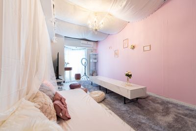 Lu・an 平日お得🤍栄駅すぐ❣️大人数OK🥰大型モニターで推し活♡の室内の写真