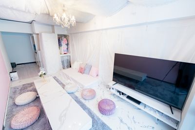 Lu・an 平日お得🤍栄駅すぐ❣️大人数OK🥰大型モニターで推し活♡の室内の写真