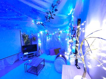 famispe上野1st 自然とLEDの幻想的空間🍀パーティー🎉お家デート💕撮影📸の室内の写真