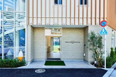 施設エントランス - Campo Real Madrid  屋上テラスレンタルスペースの入口の写真