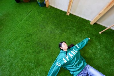 芝生も外国輸入でもふもふ〜♫ - リノスペcamp高田馬場 《人数変動料金制》リノスぺcamp高田馬場【最大15名】の室内の写真