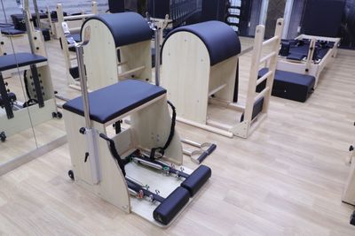 スタジオ&オフィス メビウス 【Dスタジオ】マシンピラティス・リフォーマー・キャフォーマー等々の室内の写真