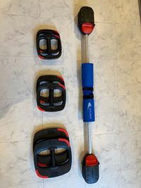 レズミルズバー,5kg,2.5kg,1kg全てプレート2枚ずつ - 中崎町ビル 中崎町パーソナルジムスペースの設備の写真