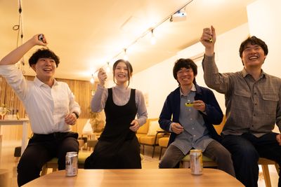 大画面で大人気ゲーム🎮
 - ハイスペ 三宮イクシー 〈ハイスペ 三宮イクシー〉【定員タイプA】の室内の写真