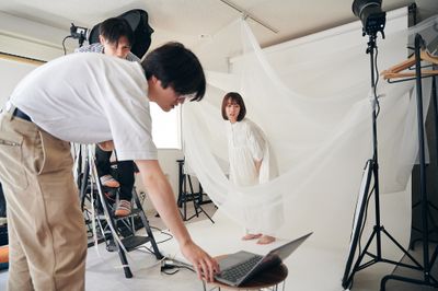 スタジオで行われた撮影の様子。みなさまの利用次第で、クリエイティブを発揮できます。 - 撮影スタジオ プロローグ Studio Prologue プロカメラマン監修 撮影スタジオのその他の写真
