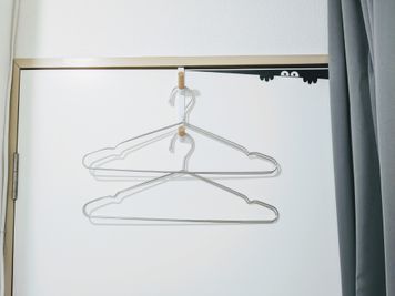 ハンガーラック - HARAPEKO GYM 五反田店の設備の写真