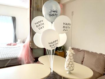 happy birthdayバルーン
マカロンタワー - party coco Cozyコージィの設備の写真