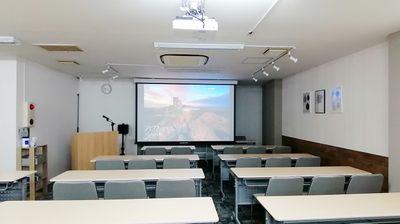 綺麗なスクリーン画像 - 貸し会議室　みらいスペース市ヶ谷 貸し会議室・イベントスペース　みらいスペース市ヶ谷の室内の写真
