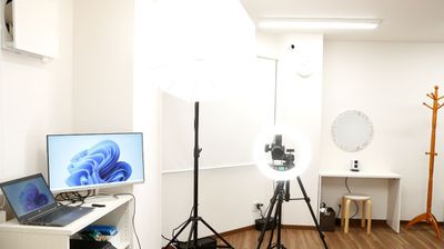 studioES（スタジオ・エス） 【モニター価格】プロ仕様の撮影機材のセルフ写真館の室内の写真