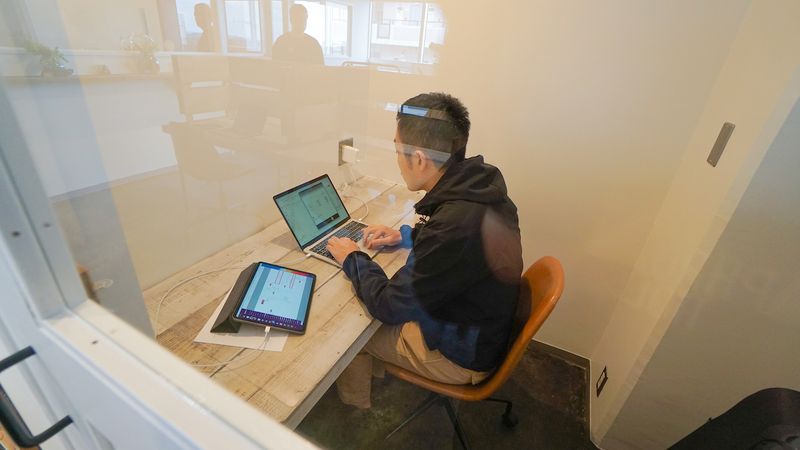 【辻堂駅1分】完全個室・24時間利用可「個室ブース（右）_1名」 - Livinus（リビナス）辻堂駅前