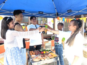 定員10名👪和室+キッチン+BBQスペース完備🍖女子会・宅飲みにおすすめ✨多目的に利用可👶子連れOK。 - 【屋外炭火BBQスペース】農家のお宿三左衛門邸