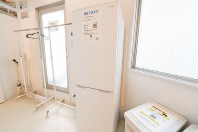 冷蔵庫（162ｌ）
下が冷凍庫 - ハイスペ 三宮イクシー 〈ハイスペ 三宮イクシー〉【定員タイプA】の設備の写真