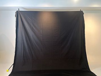 背景布（ブラック）
横幅：3m - G-studio 【スタジオ メンテナンス中】白ホリゾント スタジオの設備の写真