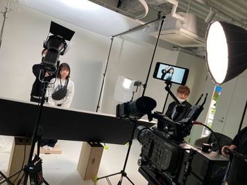 配信準備の様子 - G-studio 【スタジオ メンテナンス中】白ホリゾント スタジオのその他の写真