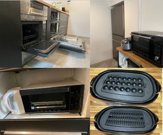 オーブン、冷蔵庫、電子レンジ、ホットプレートなども完備 - キッチンスタジオセルヴァ レンタルキッチン　セルヴァの設備の写真
