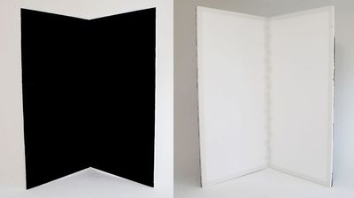 白黒カポック　2セット - 六本木ニュー麻布ビルスタジオ 白ホリゾント レンタル 写真動画スタジオの室内の写真