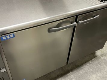 冷凍冷蔵庫　コールドテーブル - Cafe＆Space　ここらぼの設備の写真