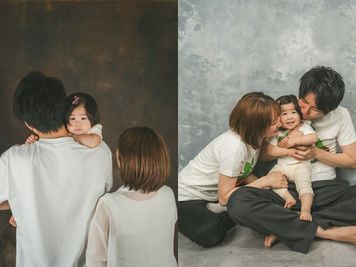 鉄板壁・漆喰壁での家族写真 - 東銀座スタジオ 《東銀座スタジオ》のその他の写真