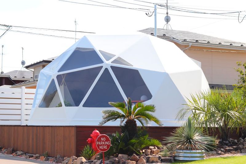 県内初！ガレージスタジオ【エジソン】400坪☆ドームテントあり☆ - 宮城県初！ガレージレンタルスペース　ドームテント新設！