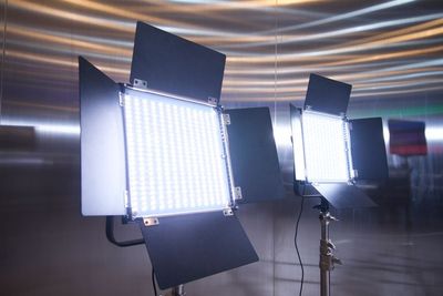 パネルライト×5台
たくさんの色に変えられます - ワンクロ中目黒スタジオ レンタルスタジオ 多目的スペース 中目黒駅前の室内の写真
