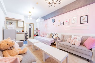 レンタルスペースAlice池袋💎  桜デコ🌸最大15名OK🙆エレガントでかわいい♡姫スペースの室内の写真