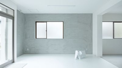 左官技術によるモルタル塗りの壁面です。雰囲気のあるシチュエーション撮影が可能です。 - studio Creemm 本格撮影機材完備のDesigner's studioの室内の写真