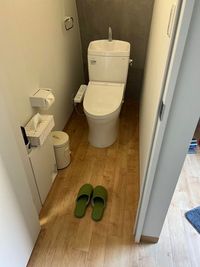 ウォシュレット付きトイレ完備。 - 糸島ドームハウスの室内の写真