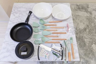 包丁やまな板、お玉等各種調理器具もご用意しております。 - Vileka天神橋 Vileka天神_05の室内の写真