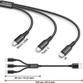 ★iPhone/MicroUSB/TypeC 充電ケーブルもご用意。 - THE BLOOM UENO（ザ・ブルーム上野） THE BLOOM UENO 個室/コワーキング　216号室の設備の写真