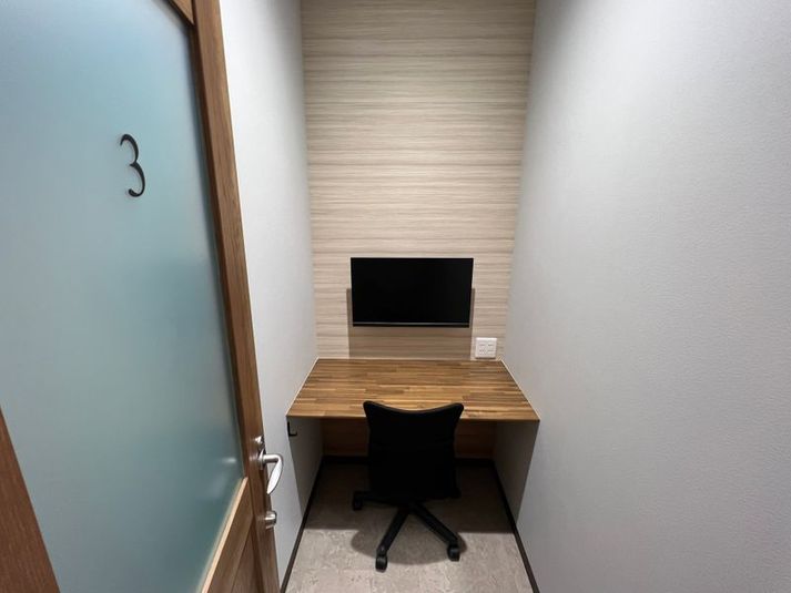 1名個室 - いいオフィス赤羽 【赤羽駅徒歩1分】1名個室（ブース3）の室内の写真