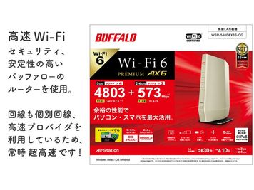 個別回線を利用しているので、どの時間帯でも高速にネットが利用できます。 - 【タネマキ201】横浜2号店 レンタルスペースの設備の写真